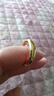 越南沙金戒指男士女款光面情侣婚庆对戒简约 金色光面女款(开口可调) 实拍图
