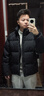 京东京造羽绒服男女情侣同款真鸭绒冬季外套面包服轻松羽绒 黑色 M 实拍图