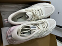特步女鞋运动休闲老爹鞋秋冬保暖2025新款革网防滑耐磨休闲鞋子女 实拍图