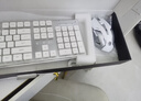 前行者X7S无线键盘鼠标套装真机械手感键盘可充电静音台式笔记本电脑电竞游戏办公打字通用蓝牙键鼠外设 白色【白光】无线键鼠套装 实拍图