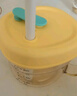 小雅象吸管杯儿童喝奶学饮刻度手柄鸭嘴杯防摔米糊杯婴儿宝宝牛奶杯水杯 实拍图