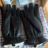 窦驰真皮毛一体手套冬五分指加厚保暖防寒男女情侣骑车羊毛滑雪皮手套 黑色 M 实拍图