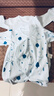 童泰婴儿连体衣新生儿衣服四季0-6月男女宝宝纯棉内衣蝴蝶哈衣2件装 实拍图