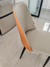 顾家家居（KUKA）门店同款现代简约餐椅家用大小户型餐椅折线橙椅DS7178Y-A*2 实拍图