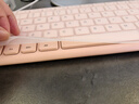 B.O.W航世（BOW）HW256 无线键盘鼠标套装 办公键鼠套装 超薄便携 防泼溅 电脑键盘 笔记本键盘 粉色 实拍图