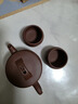 京东京造 宜兴紫砂壶 手工茶壶【原矿紫泥】煮泡茶具汉瓦壶套装 220ml礼盒 实拍图