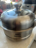 爱仕达（ASD）蒸锅304不锈钢三层家用汤锅蒸煮炖 双层复底26CM大容量蒸笼G3 实拍图