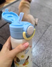 哈尔斯（HAERS）保温杯316不锈钢水杯高颜值吸管杯学生便携杯子 悠悠狗470ml 实拍图