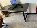 汤能优品电脑桌台式书房办公学习桌家用书桌简约写字桌卧室电竞游戏桌子 灰橡木色180*60CM【40MM钢管】 实拍图