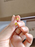 六福珠宝足金栀子花黄金耳钉耳饰送礼 计价 G01G0027DS 0.98克(含工费100元) 配硅胶耳堵 实拍图