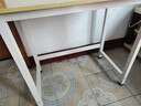 舒客艺家 电脑桌台式小户型小桌子家用学习桌写字办公书桌电竞长条桌子 木纹白架单桌80*50*74 加固电脑桌 实拍图