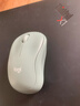 罗技（Logitech）M221 轻音鼠标 无线鼠标 办公鼠标 对称鼠标 带无线微型接收器 薄荷绿 实拍图