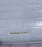 CHARLES&KEITH鳄鱼纹凯莉包手提斜挎婚包包女包生日礼物CK2-50270880-1 Sea Salt Blue海盐蓝 S 实拍图