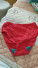 AB4条商场同款女抗菌短裤棉质中老年夏薄宽松大码高腰奶奶三角内裤 大红色 4条 L 实拍图