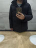 雅鹿【鹅绒】羽绒服男短款2025冬季新款连帽加厚保暖防寒冬装羽绒外套 黑色 可拆卸帽子|鹅绒填充 3XL (190) 实拍图
