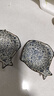 和风四季 味碟日式釉下彩餐具手绘四方碟圆味碟调味料碟子沾碟复古餐具 青花鱼味碟(单个) 10.5cm 实拍图