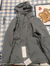 棉致冲锋衣户外秋冬季三合一夹克登山服男女防风防水外套男 灰色-男女同款（秋冬款） XL （120-130斤） 实拍图