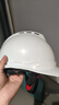 伟光ABS安全帽  V型新国标透气款 防砸耐穿刺 Y型下颏带工地建筑头盔 白色旋钮式【京东自营】 实拍图