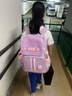 第九城堡书包小学生男孩护脊儿童书包1-3-6年级英伦风女生减负双肩背包 实拍图