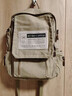 新潮代背包男帆布大容量旅行双肩包休闲初中大学生情侣书包潮简约电脑包 2049卡其色【可放15.6寸电脑】 实拍图