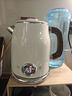 美的（Midea）艺术家电热水壶  烧水壶自动断电保温一体  1.6L大容量电热水壶 316L不锈钢恒温壶 精准控温 63-Q 实拍图