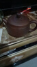 原矿紫陶壶凤鸣汉瓦壶茶壶单壶泡茶壶大容量功夫茶具紫陶汉瓦壶RR 紫陶-汉瓦凤鸣壶 270ml 实拍图