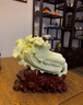 TURBOSUN玉白菜摆件大号玉石玉石白菜摆件天然原石雕刻中式客厅玄关酒柜家 A02大师精品家大业 晒单实拍图