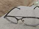 WAN XIN防蓝光眼镜框配近视镜片送男女时尚金属TK1 18032枪色 配万新1.56非球面树脂镜片 实拍图