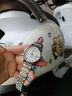 瑞士名牌卡地蓝气球系列手表男女士机械表镶钻防水十大品牌情侣表 钢带女款本色白面镶钻 实拍图