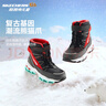 Skechers斯凯奇儿童绒绒靴保暖棉鞋男童女童高筒短靴加绒雪地靴660092L 实拍图