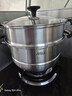 爱仕达（ASD）蒸锅双层不锈钢蒸锅 家用炖蒸煮一体汤锅26CM大容量蒸笼QVL1526WG 实拍图