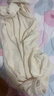猫人女士睡衣女纯棉防螨抑菌华夫格高级显瘦甜美公主家居服奶糖色L 实拍图