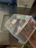 炬意（JY）收纳盒食品级密封防水透明保鲜盒子厨房冰箱冷冻冷藏塑料储物药箱 18中号5.5升:32X22.5X12cm 实拍图