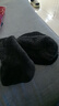 南极人毛线帽男保暖针织护耳冬加绒加厚包头套围脖帽子女N18M2519 黑色 实拍图