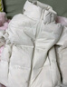 优衣库女装无缝羽绒连帽外套/外套夹克25秋冬新款478577 01 乳白色 S /155/80A 实拍图