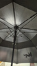 Bluffton暴风雨伞自动开长柄直杆高尔夫伞1.3米双人加大号加固结实防风暴雨伞迎宾商务晴雨伞男 黑色 伞下直径135cm 实拍图