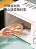 美丽雅 一次性饭盒圆形360ml*50套 汤碗酱料打包碗吸塑密封加厚带盖透明 实拍图