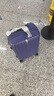 新秀丽（Samsonite）行李箱20英寸拉杆箱时尚竖条纹旅行箱包紫色GU9密码登机箱 实拍图