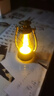 【露营灯】创意复古手提小夜灯网红迷你氛围小马灯桌面摆拍油灯 【黑色+金色】2个装 实拍图