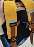 2025新款儿童双肩包轻便研学休闲小书包幼儿园男女童出游户外背包 黄色大号 实拍图