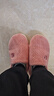 京东京造【厚底防滑】棉拖鞋女秋冬拖鞋室内居家毛拖保暖全包粉红色40-41 实拍图