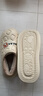 洁丽雅防水棉拖鞋女士秋冬季外穿防滑2025新款室内家居全包跟厚底棉鞋男 卡其 【小浣熊 掌柜推荐】 44-45 【适合43-44码】 实拍图