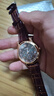 【网红爆款】商务腕表石英运动表休闲皮带男女手表 棕色【升级】 实拍图