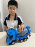 soumade搅拌车玩具大号可开门仿真工程模型玩具车小汽车男孩3-6生日礼物 实拍图