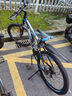金武端自行车成人山地车公路赛车单车骑行变速超轻越野中学生初中青少年 旗舰版-辐条轮-黑蓝色 26寸21速 实拍图