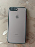 暴走适用苹果8plus/7plus手机壳iPhone7P/8P保护套镜头全包防摔防指纹魔方硅胶直边撞色透明磨砂黑 实拍图