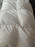 LOVO罗莱A类 95%昆仑白鹅绒羽绒被 冬被 1000g填充200*230cm 白色 实拍图