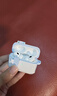 创思米适用于AirPods4保护套防摔机甲壳四代苹果无线蓝牙耳机套防丢智能开盖卡扣式带挂钩 白色 实拍图