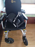 德伴电动轮椅老年人全自动轻便可折叠旅行残疾专用智能可躺代步YLB-W 【后躺+抬腿】语音播报+远程遥控 铅酸12A 实拍图