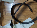马登工装美式复古进口牛皮皮带男黄铜单针快脱扣真皮硬汉裤腰带男 深咖色 （115cm长 X 3.8cm宽） 实拍图